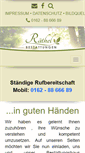Mobile Screenshot of bestattungen-raethel.de